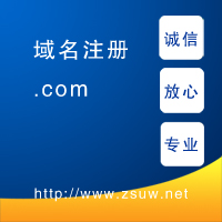 .com英文國際頂級域名注冊